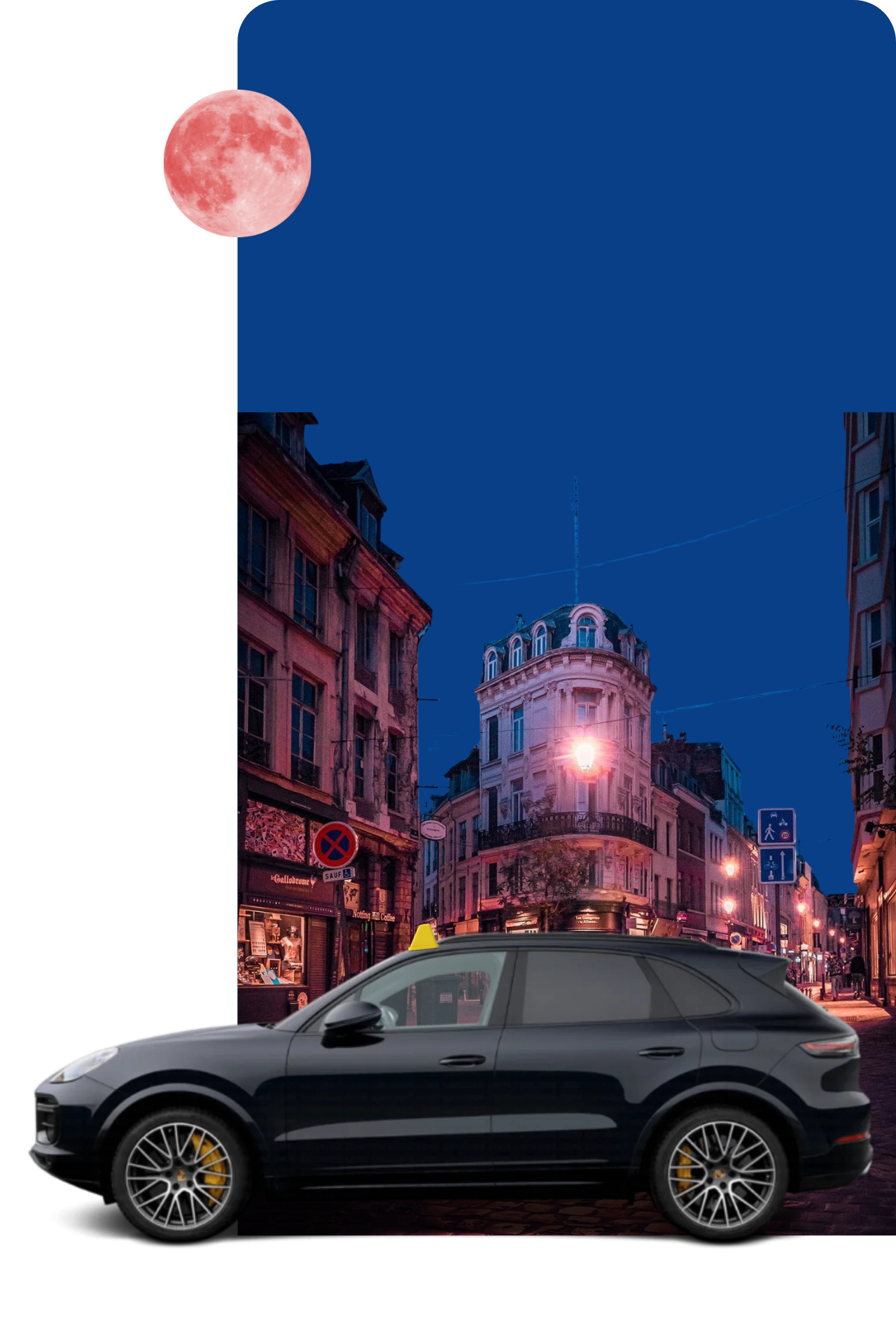 taxi à Lille la nuit